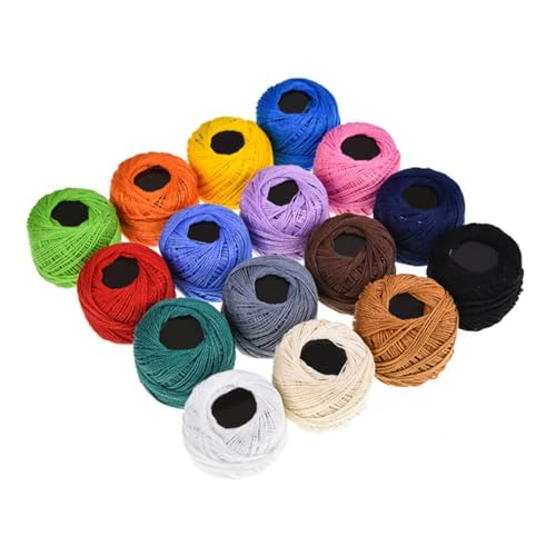 DOITOOL Farben Stickgarn Kreuzstich Stickfäden DIY Handarbeiten Sticktwist aus Natürlichem Jute für Basteln Dekoration Schmuckherstellung und Geschenkverpackung Zufällige DOITOOL Farben Stickgarn Kreuzstich Stickfäden DIY Handarbeiten Sticktwist aus Natürlichem Jute für Basteln Dekoration Schmuckherstellung und Geschenkverpackung Zufällige von DOITOOL