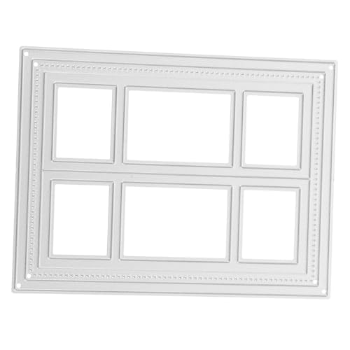 DOITOOL Fenster Metall Stanzform Prägeschablone für Scrapbooking DIY Kartenherstellung Hintergrundrahmen Embossing Die Cuts Effiziente Metall Stanzschablone für Albumdekoration DOITOOL Fenster Metall Stanzform Prägeschablone für Scrapbooking DIY Kartenherstellung Hintergrundrahmen Embossing Die Cuts Effiziente Metall Stanzschablone für Albumdekoration von DOITOOL