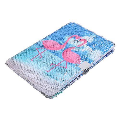 DOITOOL Flamingo Notizbuch mit Wendbaren Pailletten Kreatives Notizbuch für Leicht und Tragbar für Tagebuch Reisen und Kreative Ideen von DOITOOL