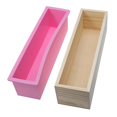 DOITOOL Flexible Silikon Seifenform mit Holzbox Diy Werkzeug für Kuchenherstellung Klein Zufällige Farbe Handarbeit Gießen und Mehr Zufällige Farbe DOITOOL Flexible Silikon Seifenform mit Holzbox Diy Werkzeug für Kuchenherstellung Klein Zufällige Farbe Handarbeit Gießen und Mehr Zufällige Farbe von DOITOOL