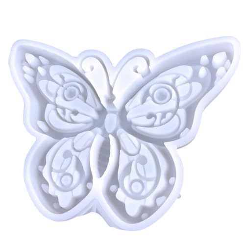 DOITOOL Formen in Schmetterlingsform für Wanddekoration mit Schmetterlingen Party Schmetterling zum Basteln Rosa Silikonform für DIY Formen für Epoxidharz Kieselgel Weiß von DOITOOL