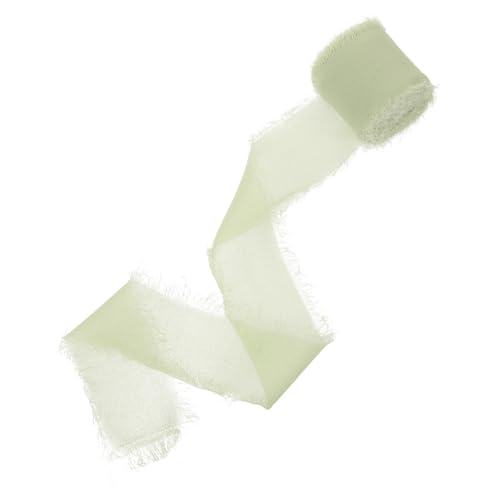 DOITOOL Fransenband Matcha Grün Seidiges Stoffband mit Rustikalen Fransen Weiches Geschenkband für Diy Dekorationen Party Hochzeit Sträuße und Bastelprojekte DOITOOL Fransenband Matcha Grün Seidiges Stoffband mit Rustikalen Fransen Weiches Geschenkband für Diy Dekorationen Party Hochzeit Sträuße und Bastelprojekte von DOITOOL