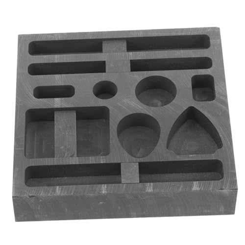 DOITOOL Gießform schmelzen gießen Schmelzformen Schmuckbirnenform für Tiegel zum Schmelzen Weg schmelztopf schmelztiegel schmuckherstellung Schmelzender Goldschimmel Gussform Graphit Black von DOITOOL