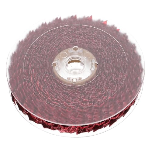 DOITOOL Glänzendes Dekoband mit Pentagrammprägung Vielseitiges Geschenkband für Geschenkverpackung Haar Festdeko Langlebiges Hochwertiges Stoffband in Rot für DIY Bastelarbeiten DOITOOL Glänzendes Dekoband mit Pentagrammprägung Vielseitiges Geschenkband für Geschenkverpackung Haar Festdeko Langlebiges Hochwertiges Stoffband in Rot für DIY Bastelarbeiten von DOITOOL