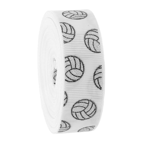 DOITOOL Glänzendes Volleyball Sportband Breit Yards Leichtes Vielseitiges Bastel und Dekorationsband für Partyzubehör und Fanartikel von DOITOOL