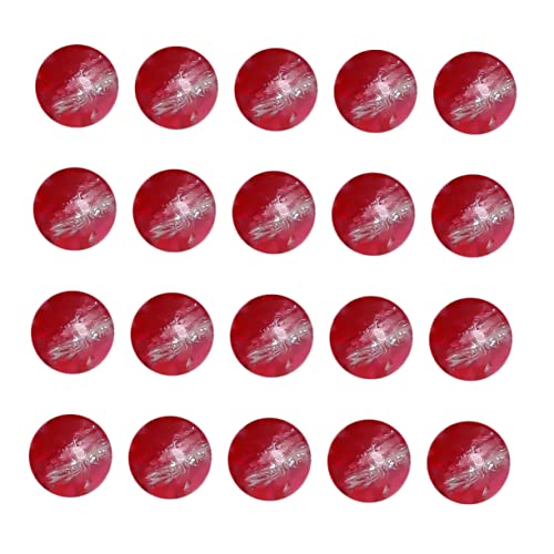 DOITOOL Glasperlen Modeperlen Leuchtendem Rot Für DIY Schmuck Armbänder Halsketten Und Bastelprojekte von DOITOOL
