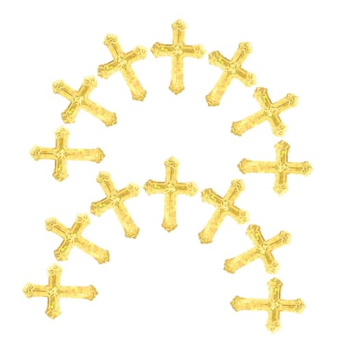 DOITOOL Glitter Kreuz Konfetti für Taufe Hochzeit Tischdeko Langlebiges Präzise Geschnittenes Streudeko für Religiöse Zeremonien Festliche Feierlichkeiten Farbenfrohe Partystreuung von DOITOOL