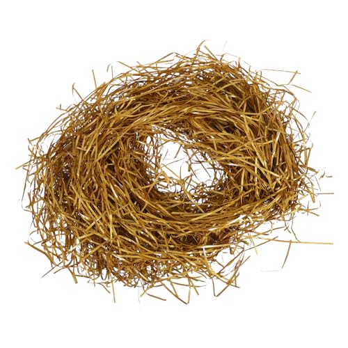 DOITOOL Glitzerbast Füller Papierschnipsel Verpacken Crinkle Paper Bastpapierschnitzel Geschenkpapier Aus Raffiabast Papierschnipsel Aus Bast Taschentuch Golden Plastik DOITOOL Glitzerbast Füller Papierschnipsel Verpacken Crinkle Paper Bastpapierschnitzel Geschenkpapier Aus Raffiabast Papierschnipsel Aus Bast Taschentuch Golden Plastik von DOITOOL