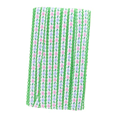 DOITOOL Golden gestickte Spitze Blumen- retro Stickerei Vintage-Spitzenbesatz Spitzenband bestickte Spitze Blumenapplikation Spitzenbänder zum Basteln bestickt gewebt Green von DOITOOL