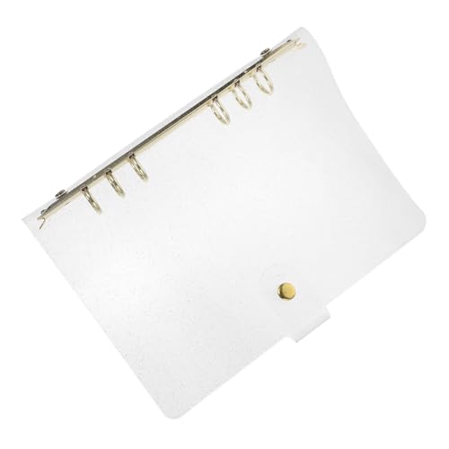 DOITOOL Goldene PVC Notepad Cover mit Ringmappe Transparente Langlebige Notebook Schutzhülle für Schule und Reise Nachfüllbar Kreatives Design für Persönliche Planer und Tagebücher DOITOOL Goldene PVC Notepad Cover mit Ringmappe Transparente Langlebige Notebook Schutzhülle für Schule und Reise Nachfüllbar Kreatives Design für Persönliche Planer und Tagebücher von DOITOOL