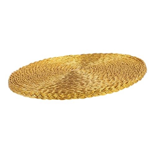 DOITOOL Goldene Spitze Nähen trimmen Quastenverkleidung welliger Besatz Spitzenrandstreifen Perlen trimmt Stickerei Kleidung trimmen geflochtener Besatz Zopfband zum Nähen Polyestergarn DOITOOL Goldene Spitze Nähen trimmen Quastenverkleidung welliger Besatz Spitzenrandstreifen Perlen trimmt Stickerei Kleidung trimmen geflochtener Besatz Zopfband zum Nähen Polyestergarn von DOITOOL
