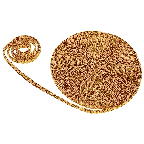 DOITOOL Goldene Spitze Spitzenband trimmt Spitzenrandstreifen wellig Fransen nähen geflochtener Besatz Polyester geflochtenes Band Kleidung nähen trimmen Zopfband zum Nähen Polyestergarn DOITOOL Goldene Spitze Spitzenband trimmt Spitzenrandstreifen wellig Fransen nähen geflochtener Besatz Polyester geflochtenes Band Kleidung nähen trimmen Zopfband zum Nähen Polyestergarn von DOITOOL