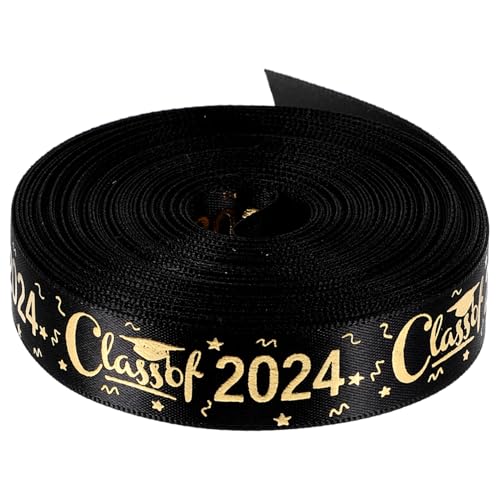 DOITOOL Goldenes Satin Geschenkband Breit Dekoratives Geschenkverpackungsband für Schulabschluss Party Deko Abitur und DIY Kuchenverzierung DOITOOL Goldenes Satin Geschenkband Breit Dekoratives Geschenkverpackungsband für Schulabschluss Party Deko Abitur und DIY Kuchenverzierung von DOITOOL
