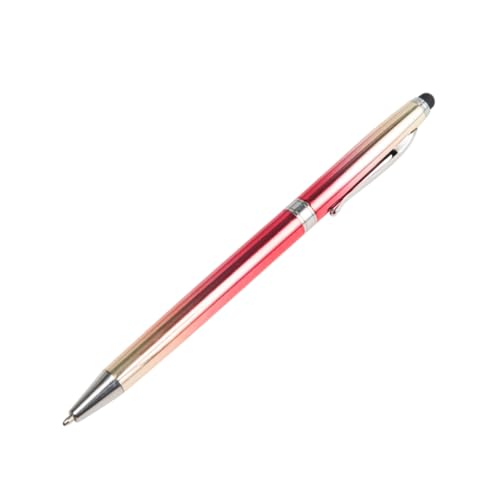 DOITOOL Gradient Kugelschreiber aus Metall Neutraler Druckkugelschreiber für Büro und Schule Eleganter Schreibstil Rot mit Langlebiger von DOITOOL