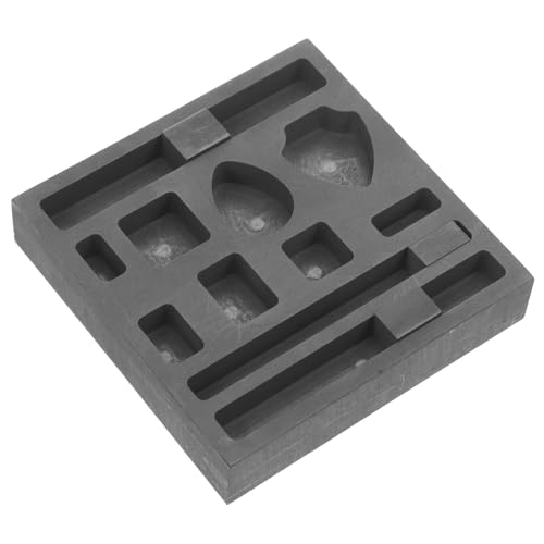 DOITOOL Graphit Gussform Fach Barrenform Metallgießform für Gold Silber Kupfer Aluminium Gießform mit Einfacher Entformung und Hoher Schmelzeffizienz DOITOOL Graphit Gussform Fach Barrenform Metallgießform für Gold Silber Kupfer Aluminium Gießform mit Einfacher Entformung und Hoher Schmelzeffizienz von DOITOOL