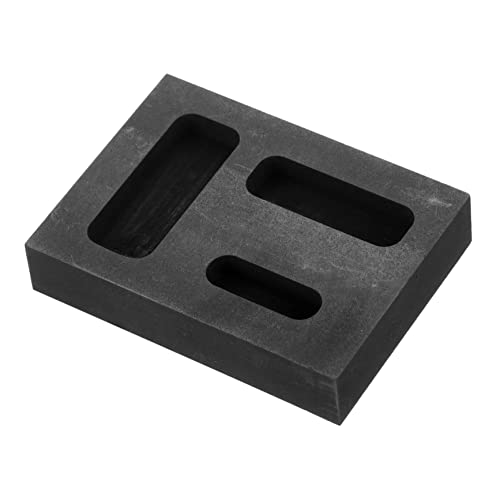 DOITOOL Graphit Gussform Tiegel für Metallguss Hochtemperaturbeständig Langlebig Vielseitig Einsetzbar für Schmuckherstellung und Präzise Formen von DOITOOL