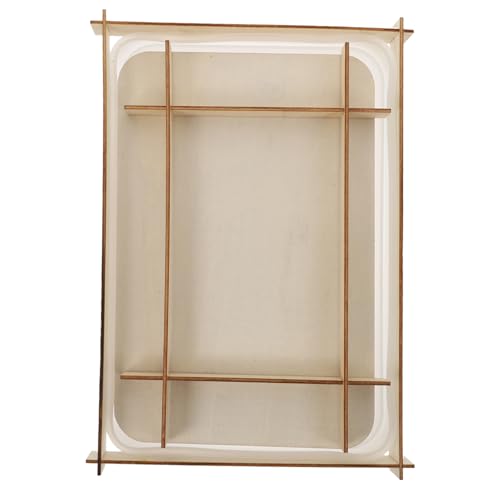 DOITOOL Großes DIY Silikon Tablett Gießform mit Holzständer Langlebige Quadratische Form für Epoxidharz Schmuckboxen Festival Dekorationen und Aufbewahrungsplatten DOITOOL Großes DIY Silikon Tablett Gießform mit Holzständer Langlebige Quadratische Form für Epoxidharz Schmuckboxen Festival Dekorationen und Aufbewahrungsplatten von DOITOOL