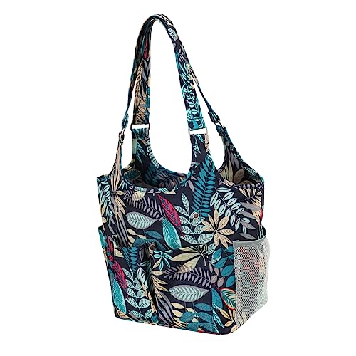 DOITOOL Häkel und Stricktasche Oxford mit Blätterdesign Praktische Aufbewahrung für Garn Stricknadeln und Zubehör für Unterwegs und Handarbeitsprojekte DOITOOL Häkel und Stricktasche Oxford mit Blätterdesign Praktische Aufbewahrung für Garn Stricknadeln und Zubehör für Unterwegs und Handarbeitsprojekte von DOITOOL
