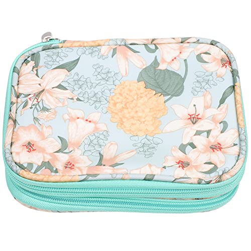 DOITOOL Häkelnadel Aufbewahrungstasche Doppel Layer Reißverschluss Organizer für Strickzubehör für Reisen Passend für Gängige Häkelnadeln und Zubehör Grün DOITOOL Häkelnadel Aufbewahrungstasche Doppel Layer Reißverschluss Organizer für Strickzubehör für Reisen Passend für Gängige Häkelnadeln und Zubehör Grün von DOITOOL