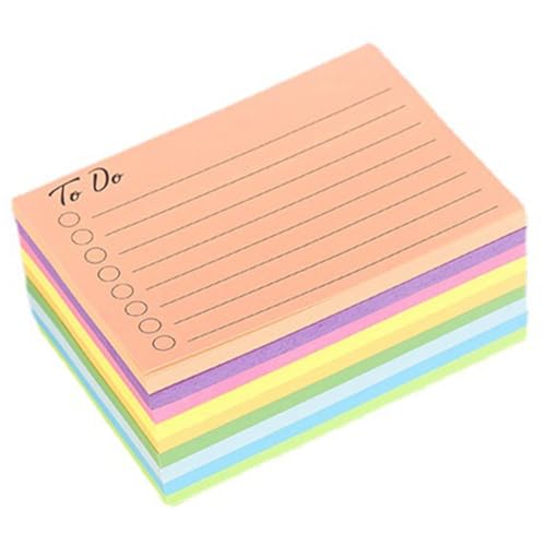 DOITOOL Haftnotizen Memo-Stickerblock Memo-Aufkleber Aufkleber für Papiernotizen Selbstklebende Notizblöcke Notizbilder nützlicher Memo-Sticker kleiner Notizblock fluoreszierendes Papier von DOITOOL