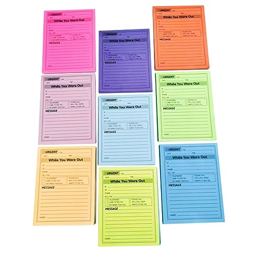 DOITOOL Haftnotizen Set Farben Selbstklebende Notizzettel für Büro Zuhause Multi Funktionale Memo Pads für Planung Organisation Starke Haftung Praktisch für Studenten und Büroangestellte von DOITOOL