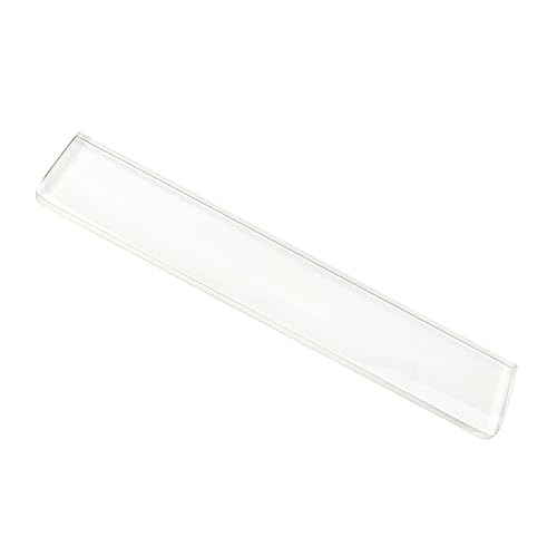DOITOOL Handballenauflage für Mechanische Tastaturen Transparentes Epoxidharz Rutschfeste Unterseite Ergonomische Unterstützung für Büro und Gaming Langlebig und Zuverlässig von DOITOOL