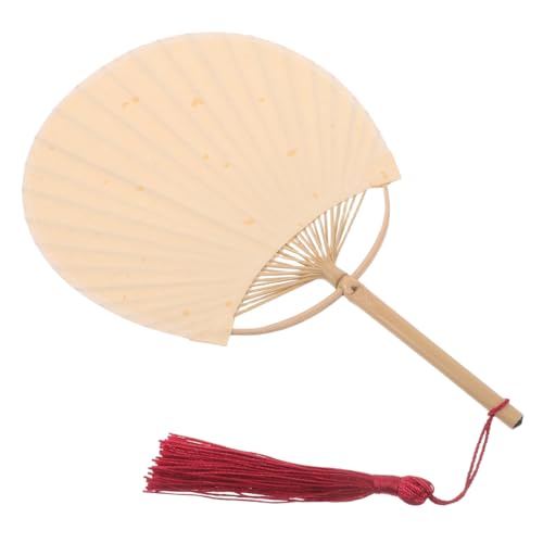 DOITOOL Handgefertigter Mini Bambusfächer mit Quaste Tragbarer Chinesischer Stil Orientalischer Handfächer für Hochzeit Tanz Fotografie Partydekoration DOITOOL Handgefertigter Mini Bambusfächer mit Quaste Tragbarer Chinesischer Stil Orientalischer Handfächer für Hochzeit Tanz Fotografie Partydekoration von DOITOOL