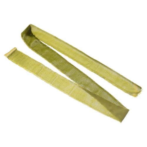 DOITOOL Handgefertigtes Samtband für Diy Projekte Dekoratives Fransenband Militärgrün für Blumensträuße Geschenkverpackung und Bastelarbeiten Vielseitig und Einfach zu Verwenden von DOITOOL