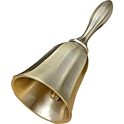 DOITOOL Handglocke aus Hochwertigem Vintage Restaurant Rufglocke Praktische Tischglocke für Bar Hotel und Events für Hochzeiten von DOITOOL