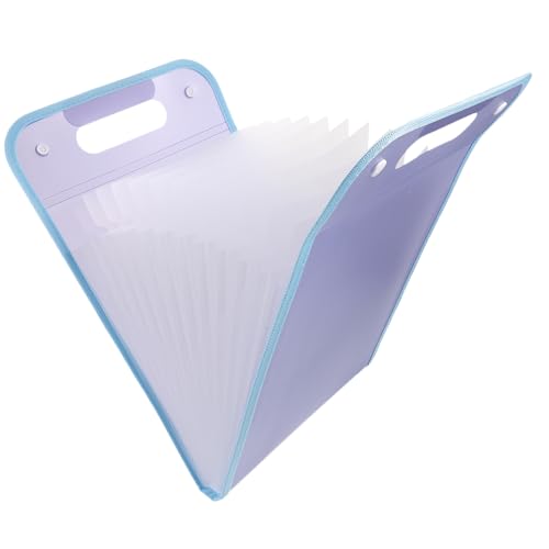 DOITOOL Handheld Accordion File Organizer Portable Document Pouch mit Fächern für Unterlagen Quittungen Visitenkarten für Büro Schule und Reisen Blau DOITOOL Handheld Accordion File Organizer Portable Document Pouch mit Fächern für Unterlagen Quittungen Visitenkarten für Büro Schule und Reisen Blau von DOITOOL