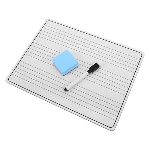 DOITOOL Handliches Doppelseitiges Whiteboard mit Musiknotenlinien Trocken Abwischbar Tragbar für Schüler Lehrer Büro Whiteboardmarker und Radiergummi DOITOOL Handliches Doppelseitiges Whiteboard mit Musiknotenlinien Trocken Abwischbar Tragbar für Schüler Lehrer Büro Whiteboardmarker und Radiergummi von DOITOOL