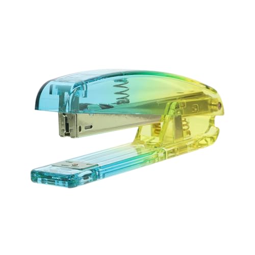 DOITOOL Hefter Aus Blauem Und Gelbem Gradienten Bürowefter Hefter Tragbarer Hefter Desktop-hefter Studentenhefter Professioneller Handhefter Tragbarer Handhefter Kleiner Hefter Eisen von DOITOOL