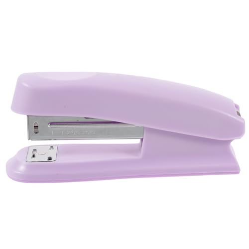 DOITOOL Hefter Bürozubehör Bürowefter Mühelose Heftgeräte für den Schreibtisch büroartikel büromaterial bürogadges office supplies Schreibtisch-Essentials Buchheime Plastik Violett von DOITOOL