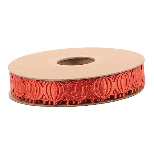 DOITOOL Herbst Kürbis Dekoband Oranger Verpackungsband Strapazierfähiges Stoffband für Party Dekoration DIY Basteln und Geschenkverpackung von DOITOOL