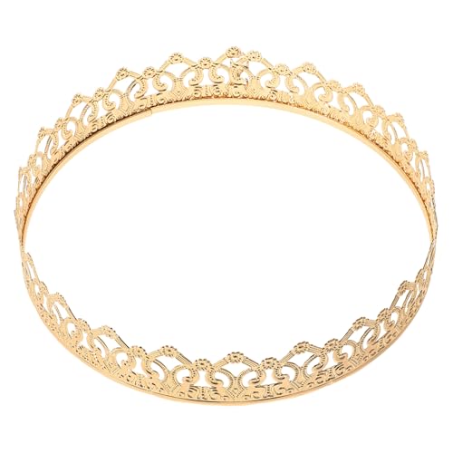DOITOOL Herren Krone Geburtstag Tiara-Krone Diademe und Kronen Krone für die Heimkehrparty Kronenhut goldene Krone Königliche Krone Königskrone für Cosplay Krone für die Party Metall von DOITOOL