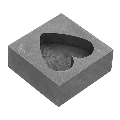 DOITOOL Herzförmige Form Schmuck Gussformenguss Graphitformen Silberbarren Herzform Graphit werkzeug Kokille aus Graphit herzförmige Graphitform Schmelzformen Gießform schmelzen Schwarz DOITOOL Herzförmige Form Schmuck Gussformenguss Graphitformen Silberbarren Herzform Graphit werkzeug Kokille aus Graphit herzförmige Graphitform Schmelzformen Gießform schmelzen Schwarz von DOITOOL
