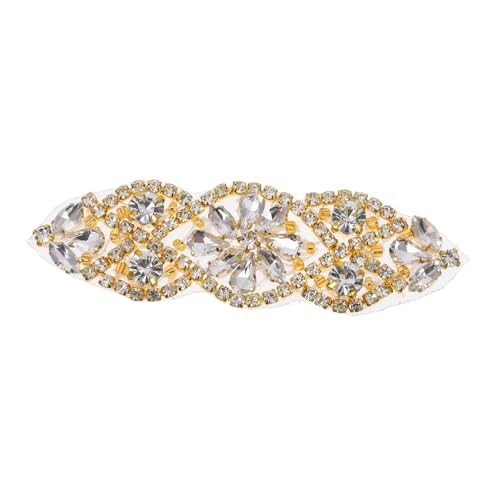 DOITOOL Hilfsmaterialien für Strassentkala Hochzeit Edelsteine Applique Patches Braut- Strassapparat Flicken für Jacken Tuch-Patch- DIY kleidung versorgung Flecken Strasssteine Golden DOITOOL Hilfsmaterialien für Strassentkala Hochzeit Edelsteine Applique Patches Braut- Strassapparat Flicken für Jacken Tuch-Patch- DIY kleidung versorgung Flecken Strasssteine Golden von DOITOOL