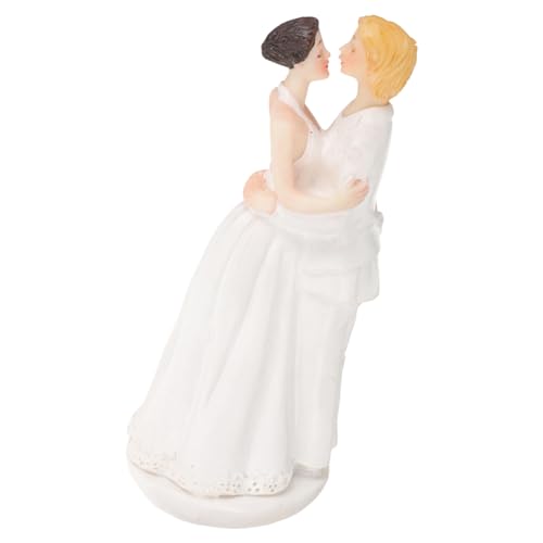 DOITOOL Hochwertiger Resin Wedding Cupcake Topper mit Kreativer Brautpaar Figur Wiederverwendbare Tortendeko für Romantische Hochzeitsfeier Party und Valentinstagsdekoration DOITOOL Hochwertiger Resin Wedding Cupcake Topper mit Kreativer Brautpaar Figur Wiederverwendbare Tortendeko für Romantische Hochzeitsfeier Party und Valentinstagsdekoration von DOITOOL