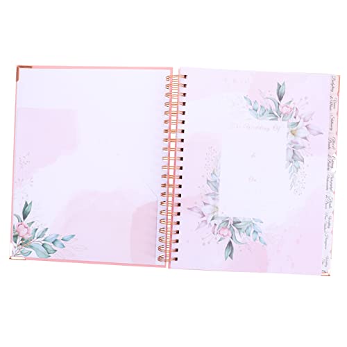 DOITOOL Hochzeitsplaner Notizbuch Erinnerungsnotizbuch für Braut Hochzeitsvorbereitung mit Countdown und To Do Listen für Hochzeitsfeiern und Verlobungsfeiern von DOITOOL