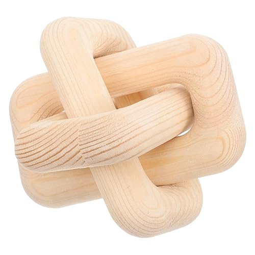 DOITOOL Holz Knoten Handgefertigte Holzketten für Moderne Wohnaccessoires für Couchtische Bücherregale und Tabletts Rustikaler Landhausstil Natürliches Material von DOITOOL