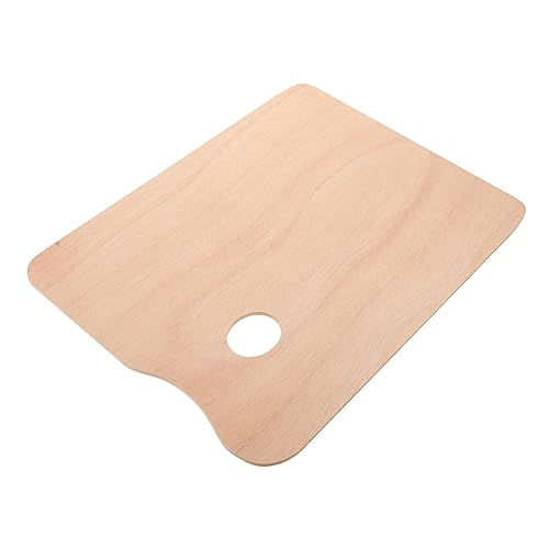 DOITOOL Holz Malpalette Rechteckige Farbmischplatte für Acryl und Ölfarben mit Daumenloch Einfach zu Reinigen für Künstler und Anfänger Langlebig und Praktisch DOITOOL Holz Malpalette Rechteckige Farbmischplatte für Acryl und Ölfarben mit Daumenloch Einfach zu Reinigen für Künstler und Anfänger Langlebig und Praktisch von DOITOOL