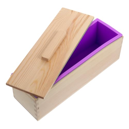 DOITOOL Holz Seifenform Set mit Deckel Handgemachte Seifenform Silikon und Holz für Diy Seifenherstellung Langlebig und Hitzebeständig für Kreative Seifenliebhaber und Familien Geeignet DOITOOL Holz Seifenform Set mit Deckel Handgemachte Seifenform Silikon und Holz für Diy Seifenherstellung Langlebig und Hitzebeständig für Kreative Seifenliebhaber und Familien Geeignet von DOITOOL