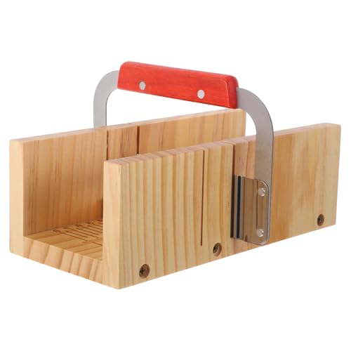 DOITOOL Holz Seifenschneider mit Edelstahlmesser Verstellbare Seifenform für Handgemachte Seifenherstellung DIY Seifenschneiden Dekorative Wellenkante DOITOOL Holz Seifenschneider mit Edelstahlmesser Verstellbare Seifenform für Handgemachte Seifenherstellung DIY Seifenschneiden Dekorative Wellenkante von DOITOOL