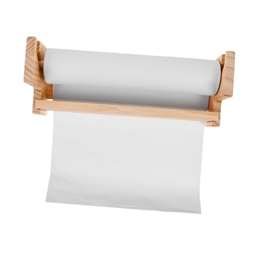 DOITOOL Holz Staffelei für Papierrollenhalter Tischständer für Zeichenaktivitäten für Kreative Projekte und Unterwegs Leicht und Einfach zu Bedienen von DOITOOL