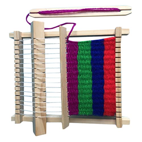 DOITOOL Holz Strickmaschine für DIY Handarbeit Kreativität und Geschicklichkeit Sicheres und Langlebiges Material für Jungen und Ab Jahren von DOITOOL