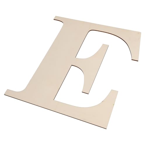 DOITOOL Holzbuchstabe E Unlackierter Großer Holzbuchstabe für Diy Wanddekoration zum Bemalen und Basteln für Partys Kinderzimmer und Innendekoration DOITOOL Holzbuchstabe E Unlackierter Großer Holzbuchstabe für Diy Wanddekoration zum Bemalen und Basteln für Partys Kinderzimmer und Innendekoration von DOITOOL