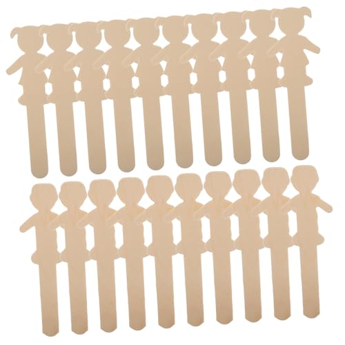 DOITOOL Holzfiguren für Jungen und Mädchen, Bastelstäbe zum Bemalen von Klassenzimmer-Aktivitäten und Heimdekoration, unlackierte Holzausschnitte für Weihnachten und Halloween-Projekte, 20 Stück DOITOOL Holzfiguren für Jungen und Mädchen, Bastelstäbe zum Bemalen von Klassenzimmer-Aktivitäten und Heimdekoration, unlackierte Holzausschnitte für Weihnachten und Halloween-Projekte, 20 Stück von DOITOOL