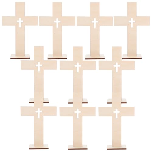 DOITOOL Holzkreuze zum Basteln, religiöse, unlackierte Holzkreuze für Taufe, Tafelaufsätze, Gebet, Kirche, Dekoration, 20 Stück DOITOOL Holzkreuze zum Basteln, religiöse, unlackierte Holzkreuze für Taufe, Tafelaufsätze, Gebet, Kirche, Dekoration, 20 Stück von DOITOOL