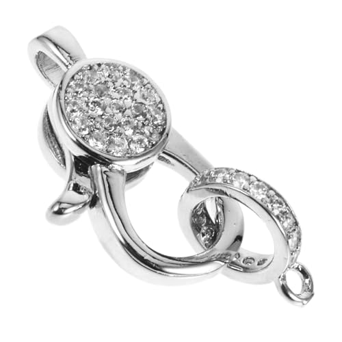 DOITOOL Hummerschnalle Schmuck Offene Ringe Selber Machen Diy Karabinerverschluss Karabinerverschlüsse Bastelverschluss Selber Machen Halskettenschnallen Selber Machen Strasssteine Silber DOITOOL Hummerschnalle Schmuck Offene Ringe Selber Machen Diy Karabinerverschluss Karabinerverschlüsse Bastelverschluss Selber Machen Halskettenschnallen Selber Machen Strasssteine Silber von DOITOOL