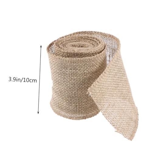 DOITOOL Juteband Braun Natürliches Hessian Geschenkband für DIY Bastelarbeiten Hochzeits und Weihnachtsdekoration Rustikales Jutestoffband für Kreative Handwerksprojekte DOITOOL Juteband Braun Natürliches Hessian Geschenkband für DIY Bastelarbeiten Hochzeits und Weihnachtsdekoration Rustikales Jutestoffband für Kreative Handwerksprojekte von DOITOOL